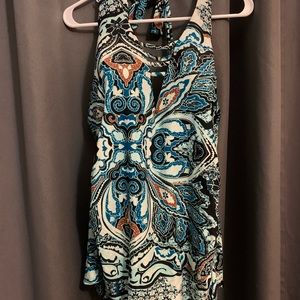 Lane Bryant swim top size 20 multicolor.